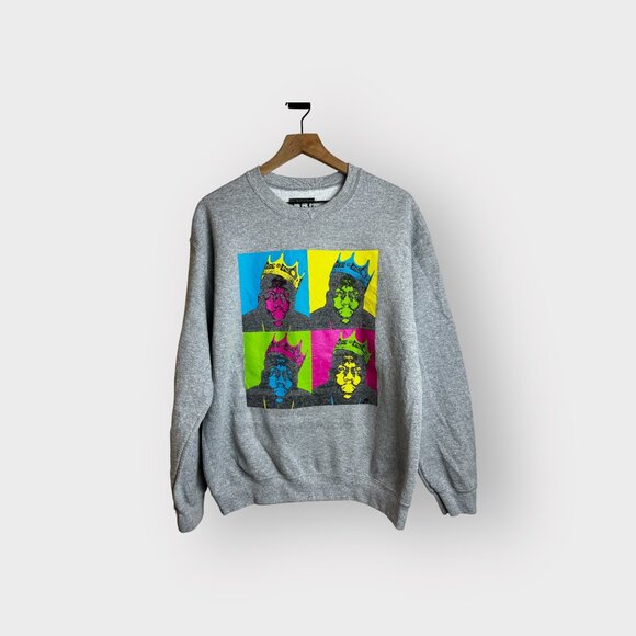 Notorious B.I.G Vintage Style Graphic Sweatshirt - Picture 1 of 2